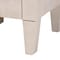 Baxton Studio Leyna Modern Beige Faux Shagreen 3-Drawer End Table 251-13969-ZORO - alternate 10