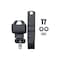 Uni Pro Retractable Seat Belt Kit Fits 421/422 or Sears 1800 Seat Black Nylon 2-In. Wide 7977 - alternate 1