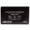 Zoro Select Sealed Lead Acid Battery, 12VDC, 3.78" H 40760 - alternate 4