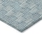 Homeroots 8' X 10' Teal Blue And Ivory Geometric Washable Indoor Outdoor Area Rug 595040 - alternate 7