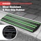 Pyle 4 ft. Rubber Threshold Curb Ramp, Heavy Duty, Non-Slip Car Ramp for Driveways, Garages, and PCRMP4SG - alternate 3
