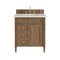 James Martin Vanities Brittany 30" Single Vanity, Pecan w/ 3 CM Lime Delight Silestone Top 655-V30-PCN-3LDL - alternate 1