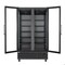 Koolmore 47 in. Two-Door Commercial Display Merchandiser Refrigerator in Sleek Black, 35 cu. ft. ETL Listed KM-MDR-2GD-35CNL-BK - alternate 6