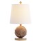 Jonathan Y Monkey Fist 18" Rope Ball LED Table Lamp, Natural JYL6500A - alternate 1