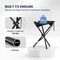 Simple Deluxe YSSOA Tripod Chair Camping Stool, Portable Folding Chairs for Adults, Tripod Seat for Outdoor Hikin FNCHARCAMPTRIL09B - alternate 6
