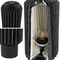 Jonathan Y Banks 15.75" Modern Minimalist Paper Pleated Column Accent LED Table Lamp, Black JYL9105A - alternate 8