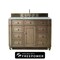 James Martin Vanities 48" S Vanity, Whitewashed Walnut w/Victorian Silver Top w/FreePower Wireless Charger 157-V48-WW-FVSL - alternate 1