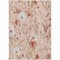 Homeroots 9' X 12' Salmon And Coral Floral Washable Indoor Outdoor Area Rug 611172 - alternate 8