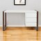 Homeroots 51" White and Brown Writing Desk With Three Drawers 400747 - alternate 4
