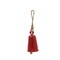 Homeroots Set of Four Red And Natural Holiday Bell Shaped Ornaments, 4PK 633354 - alternate 5