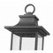 Z-Lite Tiberius 4 Light Outdoor Post Mount Fixture, Black/Clear Seedy, 9 In W x 24.5 In H 5017PHBS-BK - alternate 4