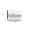Homeroots Monochrome City Skyline Sketch Unframed Print Wall Art 399075 - alternate 4