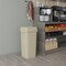 Regal Altair 23 Gallon Square Beige Plastic Trash Can with Drop Shot Swing Lid,  ZR-TC-100-BG-23+LD-100-KIT - alternate 5