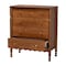 Baxton Studio Hoffman Chest with Scalloped Apron and Turned Legs, Walnut Brown 272-14822-ZORO - alternate 8