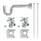 Kingston Brass Plumbing Sink Trim Kit with P-Trap, Polished Chrome KPK130P1 - alternate 1