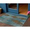 Homeroots 3' X 5' Teal Blue Aqua And Brown Argyle Washable Indoor Outdoor Area Rug 613735 - alternate 1