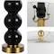 Jonathan Y February 21" Glass/Metal LED Table Lamp, Black/Brass Gold JYL1021E - alternate 6