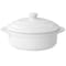 Martha Stewart Stoneware Casserole with Lid in White 128884.02 - alternate 1