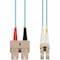 Add-On This Is A 25M Lc (Male) To Sc (Male) Aqua Duplex Riser-Rated Fiber ADD-SC-LC-25M5OM4 - alternate 1