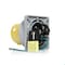 Leviton Pin & Sleeve Inlet, 60 A, 125V AC, 2 Pole, Screw Terminals Wire Connection Type Yellow 330B4WLEV - alternate 2