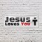 Signmission Jesus Loves You, 24 Inch x 72 Inch, Vinyl Banner B-72-30709 - alternate 5