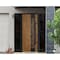 Vdomdoors Steel Door Deux 6678 Natural Oak 2 Sidelight Exterior Windows Sidelites/ Entry Door Painted W16+36+ DEUX6678EXD-OAK-W16+36+16 x H80-LH-I - alternate 4