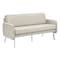 Office Star Products Sofa, CreamFauxLeather500lbCapUnassembled SL5603-PD28 - alternate 1