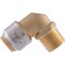 Sharkbite SharkBite Push to Connect 1/2 in. Push X 1/2 in. D MPT Brass Elbow UR280A - alternate 1
