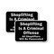 Signmission Shoplifting Is A Criminal Offense Shoplifters Will, 18'' X 24'' 2 Signs, Heavy Gauge Aluminum, 2PK A-1824-2PACK-24739 - alternate 1