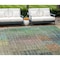 Homeroots 9' X 12' Green Gold And Teal Blue Abstract Washable Indoor Outdoor Area Rug 588430 - alternate 1