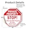 Signmission Private Property Stop! Do Not Use M, 18 inch X 18 inch, Vinyl Decal, 2PK OC-D-2PACK-18-143 - alternate 3