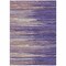Homeroots 3' X 5' Purple Copper And Ivory Striped Washable Indoor Outdoor Area Rug 597283 - alternate 7