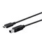 Monoprice 2.0 USB-C to USB Type-B Printer Cable_ 480 Mbps_ 6.6ft_ Black 33457 - alternate 5