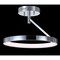 Jonathan Y Owen 17.5 in. Dimmable Integrated LED Metal Semi-Flush Mount, Chrome JYL7016A - alternate 6