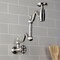 Kingston Brass Wall Mount Pot Filler Faucet, Brushed Nickel KS2108RX - alternate 6