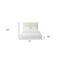 Homeroots Beige Tufted Boucle Queen Bed Frame 606424 - alternate 9