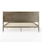 Martha Stewart Corbin King Size Solid Wood Platform Bed w/Wooden Headboard and Footboard, Brown Gray MG-090026-K-WOAK-MS - alternate 10