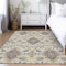 Homeroots 10' X 14' Ivory Brown And Green Oriental Washable Indoor Outdoor Area Rug 597697 - alternate 7