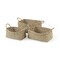 Homeroots Set of Three Natural Wicker Basket, 3PK 392164 - alternate 8