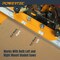 Powertec Circular Saw Guide Rail System - Rip-Cut Edge Guide Track - Fits Left & Right Circular Saws 72093 - alternate 6