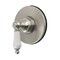 Kingston Brass Single-Handle Six-Way Diverter Valve with Round Trim Kit, Brushed Nickel KS4038PL - alternate 1