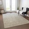 Homeroots 3' X 5' Taupe And Gray Geometric Washable Indoor Outdoor Area Rug 605813 - alternate 8