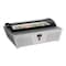 Koolmore 39 in. 5-Pan Countertop Ice Cream Display Freezer with Curved Glass Top in Stainless-Steel KM-CGDR-5P - alternate 1
