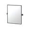 Gatco Elevate 25" Framed Rectangle Mirror, Matte Black 4059XFSM - alternate 1