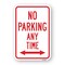 Signmission No Parking Any Time With Double Arrow, Heavy-Gauge Aluminum, 18" x 24", A-1824-25060 A-1824-25060 - alternate 1