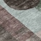 Homeroots 8' Brown Blue And Green Round Geometric Washable Indoor Outdoor Area Rug 604308 - alternate 5