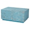 Bali & Pari Nitza Bohemian Blue Coconut Shell and Acacia Wood Coffee Table 247-13739-ZORO - alternate 1