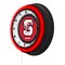 Holland Bar Stool North Carolina State University 19 Double Neon Wall Clock Clk19BK - alternate 5