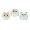 Homeroots Set of Three 4" Blue And Gray Resin Owl Figurine, 3PK 518128 - alternate 4