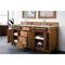 James Martin Vanities Bristol 72'' D Vanity, Saddle Brown w/ Victorian Sil Silestone Top w/FreePower Wireless Charger 157-V72-SBR-FVSL - alternate 9